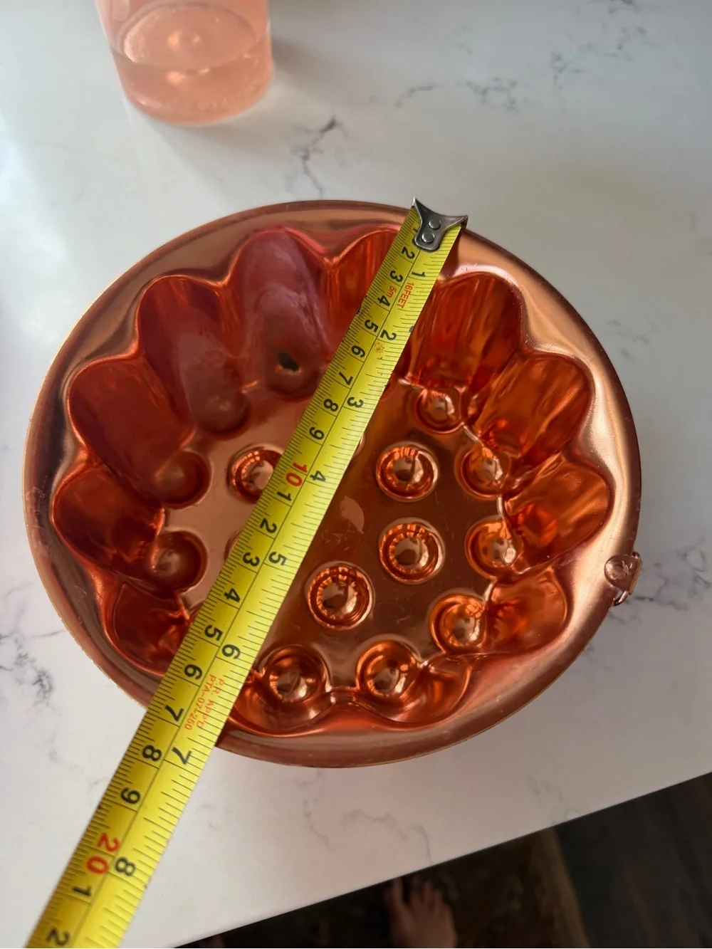 Vintage Copper-Tone Bundt Mold